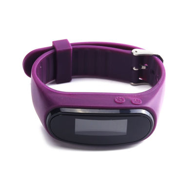 FCC Compliant Fitness Pedometer Watch Colorful Silicone Bracelet