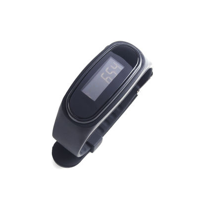 High Accuracy Wrist Band Step Counter Watch With 24-Hour Time Display