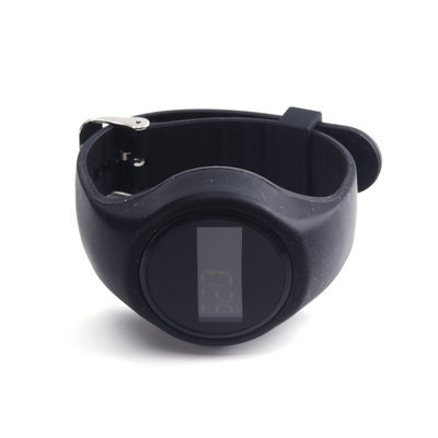 Silica Gel Fitness Step Tracker Wristband Customized Wearable Break Time Clock Buzzer