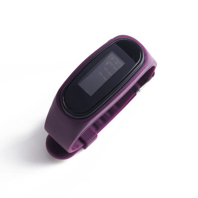 High Accuracy Wrist Band Step Counter Watch With 24-Hour Time Display