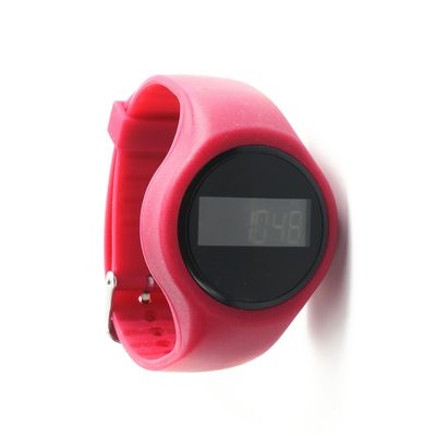 Customization Men'S Step Tracker Watch With Silicone Strap ABS Silica Gel Unisex