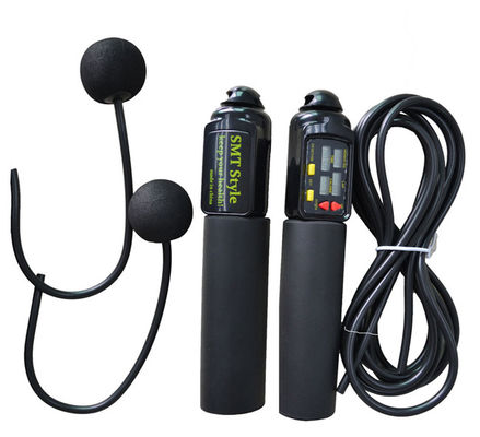 All Black 180mm Bulk Cordless Jump Rope Variable Speed For School Gym