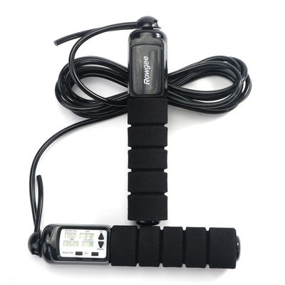 Digital Jump Rope Equipped with Battery Powered Loop Counter and Exercise Timer for Enhanced Fitness and Muscle Building