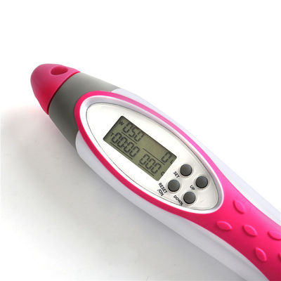 Digital Jump Rope Tangle Free Soft Beaded Rope With Comfortable Wavy Handle And Adjustable Length For Fitness Activities