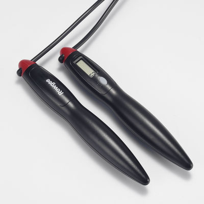 Simple Black Indoor Cordless Jump Rope JS-310 With 200mm Length And Loop Counter