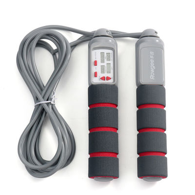 Fitness Jump Rope Adjustable PVC Wire Weighted Jump Rope With Customized Color Logo And Foam ABS Handle