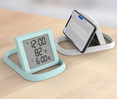 Customized Plastic Digital Alarm Clock With Modern Sunrise Alarm