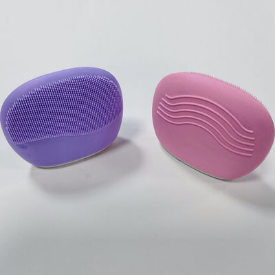 Soft Handheld Face Cleansing Instrument Silicone Face Scrubber Deeply Clean