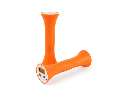 Orange Exercise  Women'S Hand Held Weights Intelligent Dumbbell For Aerobics At School