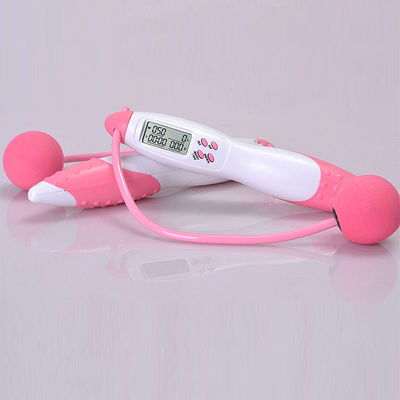 PVC Jump Rope Adjustable Rope Length JP-100 LCD Counter Panel Skipping Rope For Fitness Exercise