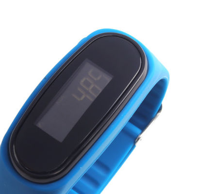 Dark Blue ABS Men'S Pedometer Watch Pedometer Fitness Tracker 36g