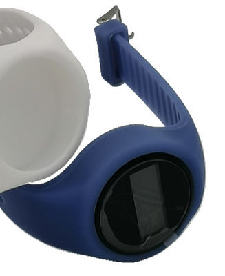 EMC ROHS Certified Digital Step Counter Bracelet With 12/24 Hour Time Display