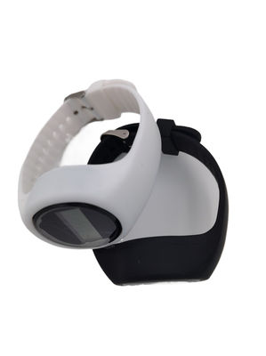 Unisex ABS Silica Gel Digital Step Counter Bangle Waterproofing