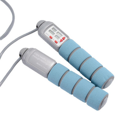 Digital Jump Rope Equipped with Battery Powered Loop Counter and Exercise Timer for Enhanced Fitness and Muscle Building