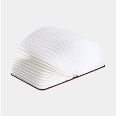 Led USB Charging Various Creative Shapes Wooden Book Lights Easy To Use