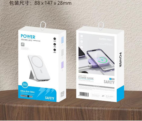 Portable Mini Rechargeable Battery Bank For Business Trips And Travels In Three Colors