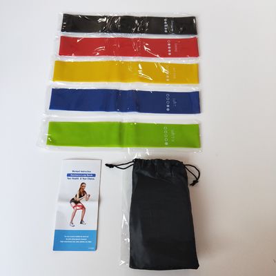 Yoga Fitness Latex Belt Fitness Drawstring Belt Resistance Band  Set Home use