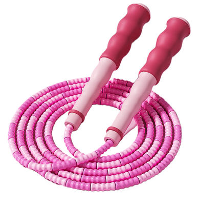 Fitness Weighted Skipping Rope For High Intensity Workouts Tangle Free Fitness Soft Beaded Skipping Rope