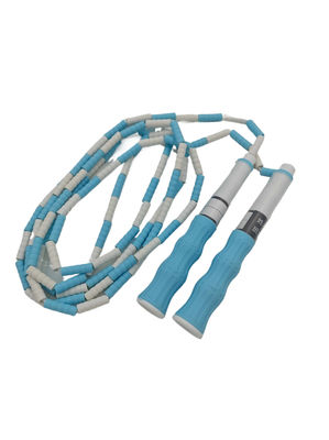 Purple Color Fitness Jump Rope Soft Beaded Skipping Rope For Children