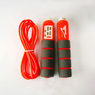 Digital Jump Rope Portable Skipping Rope with Exercise Time Setting and Loop Counter for Effective Fitness Training