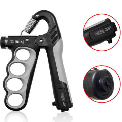 Five Finger Strengthener Handle Fitness Strength Exercise Portable Metal Silicone Arm Exercise Customized Logo
