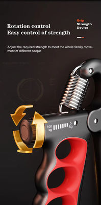 Five Finger Strengthener Handle Fitness Strength Exercise Portable Metal Silicone Arm Exercise Customized Logo