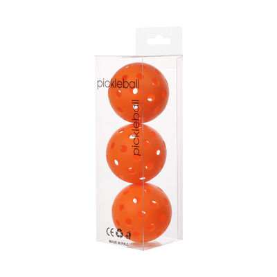Pickleball 40 Holes 74MM Injection Molded Pickleball Hot Melt Molded High Elastic Plastic Pickleball