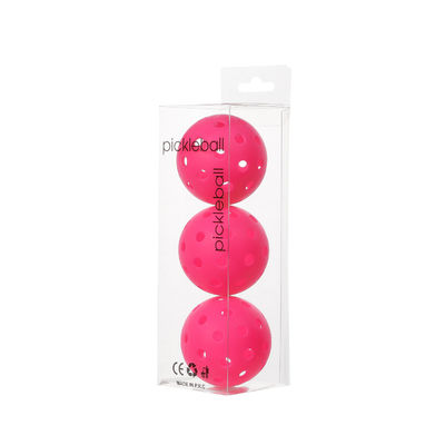 Pickleball 40 Holes 74MM Injection Molded Pickleball Hot Melt Molded High Elastic Plastic Pickleball