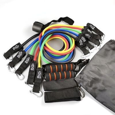  Resistance Band Set With Multiple Resistance Levels And Accessory Kit