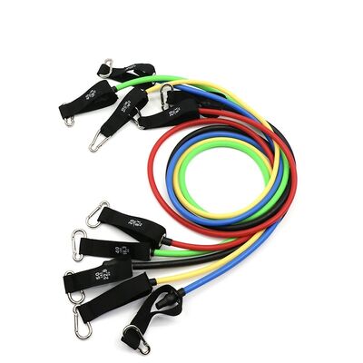  Resistance Band Set With Multiple Resistance Levels And Accessory Kit