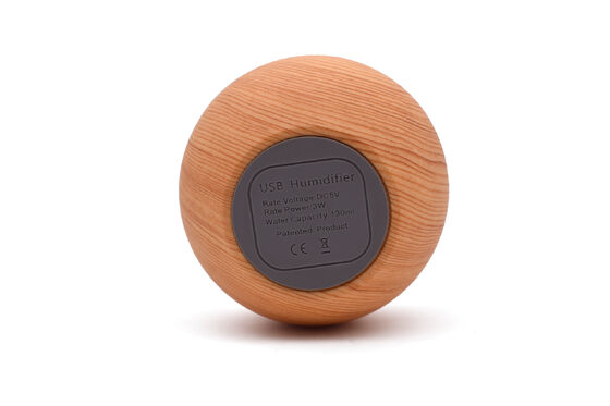 Sleek Minimalist Design Diffuser With Wood Grain Finish And Non-Slip Base