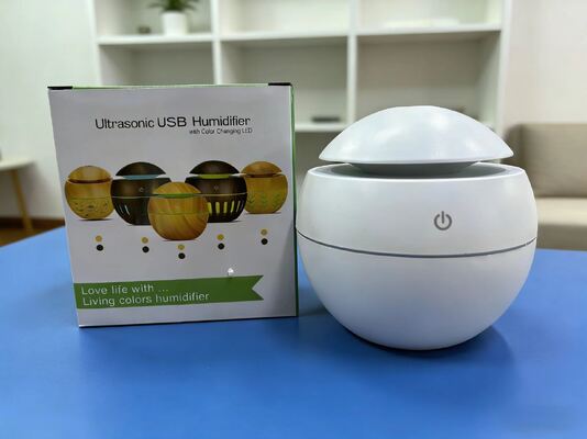 Sleek Minimalist Design Diffuser With Wood Grain Finish And Non-Slip Base