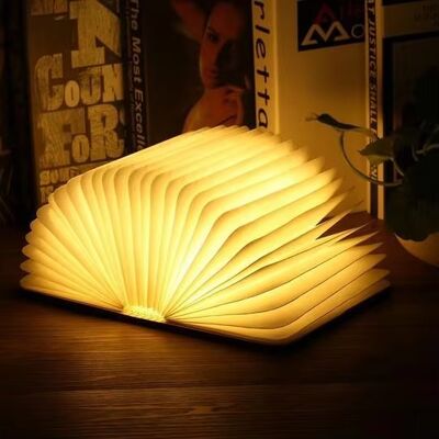 Mini Led Night Light Rechargeable Reading Book Light Foldable Book LED Light USB Night Light