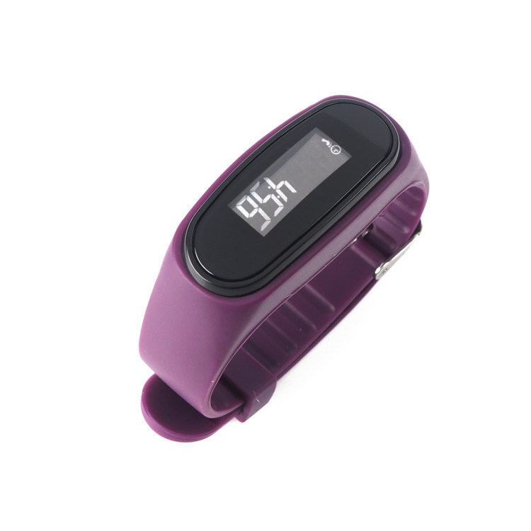 L24*Dia 3.7cm 3D Fitness Pedometer Watch With Calorie Burnt Distance Time Display