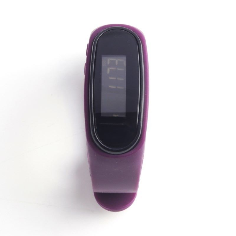 Silicone Strap Fitness 10 Minute Timer With Buzzer Watch With Preset Weight Step Count