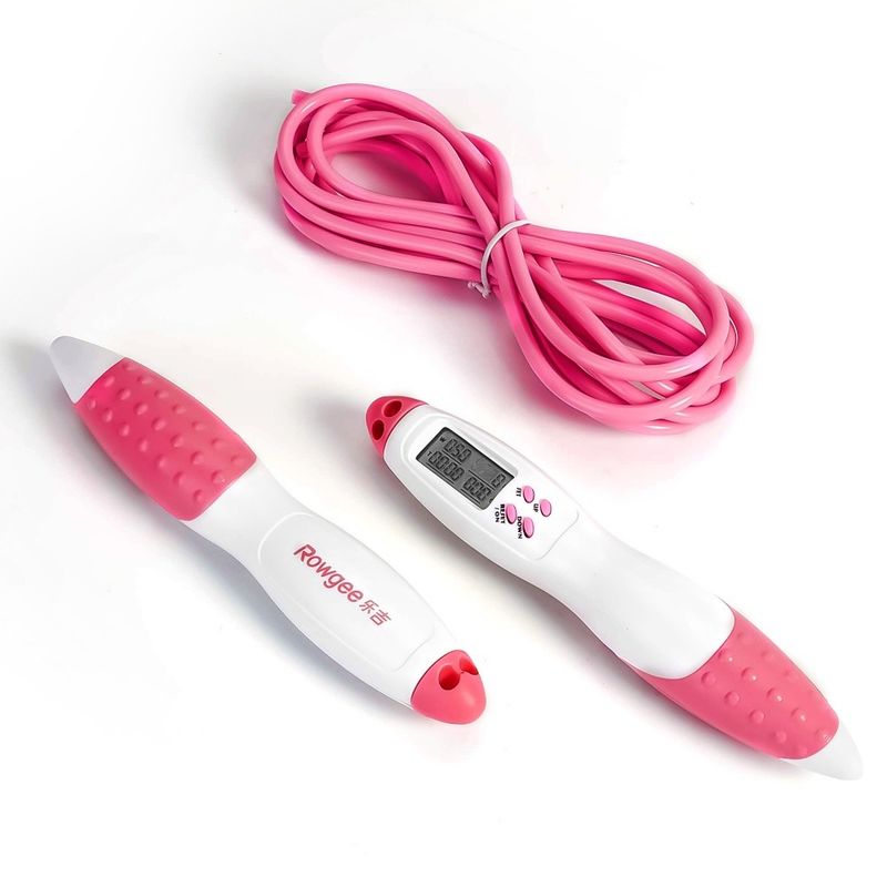 Fitness Jump Rope Adjustable Length Beaded Jump Rope Smart Sensor Type JP-100 For Gym 175 X Pressure Regulation