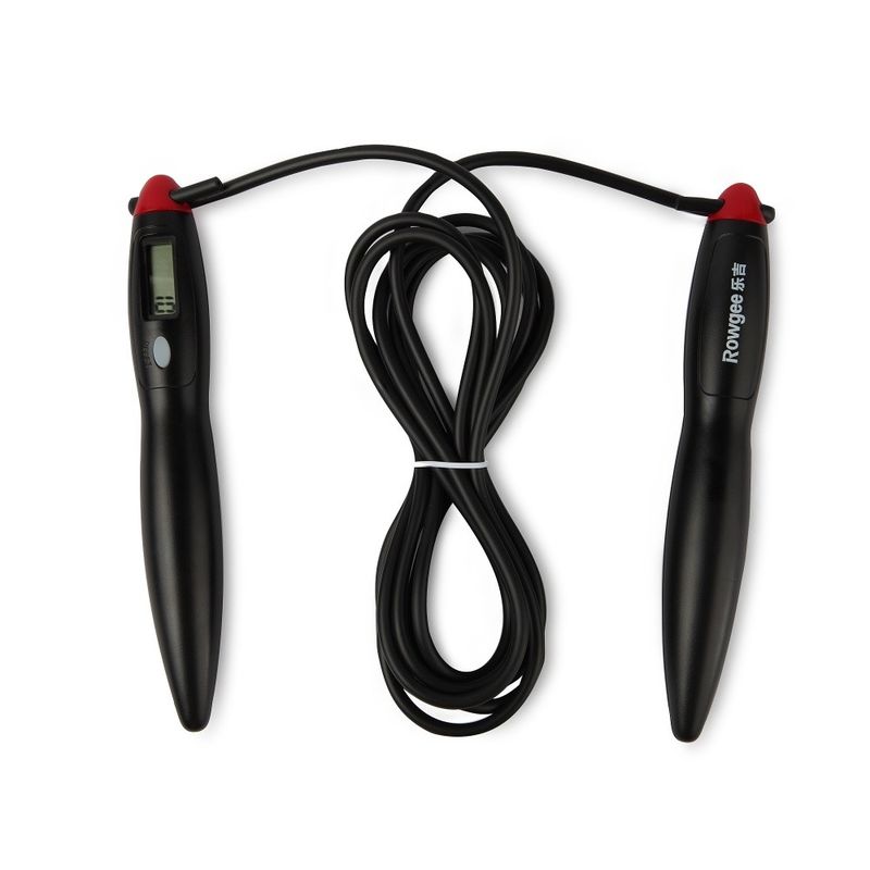 PVC Jump Rope Adjustable Rope Length JP-100 LCD Counter Panel Skipping Rope For Fitness Exercise